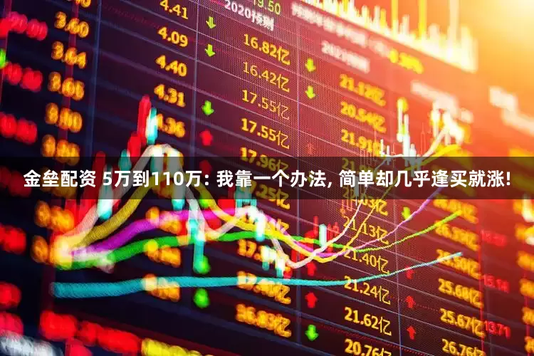 金垒配资 5万到110万: 我靠一个办法, 简单却几乎逢买就涨!